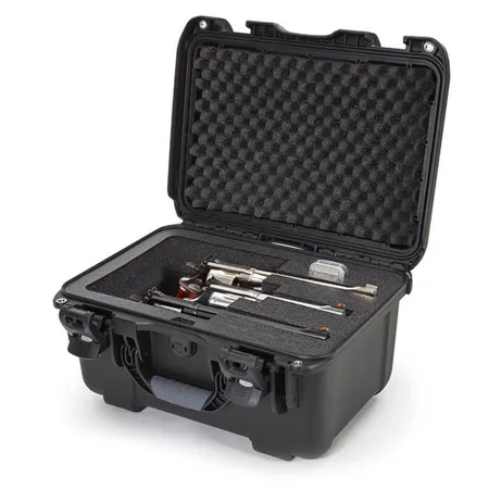 Nanuk Firearms 918 Protective Case w/Foam for 3 Large Revolvers, Black, Open Box
