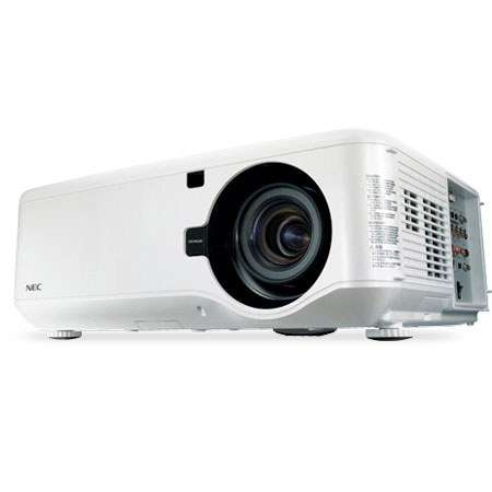 Bundle NP4100 6200 Lumens 1024 x 768 XGA 1000:1 DLP Projector with NP10ZL Long Zoom Lens