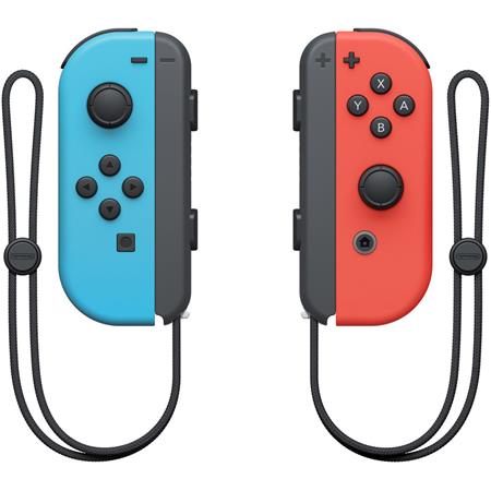 2-Pack Nintendo Switch Joy-Con Wireless Controllers (Neon Red & Blue)