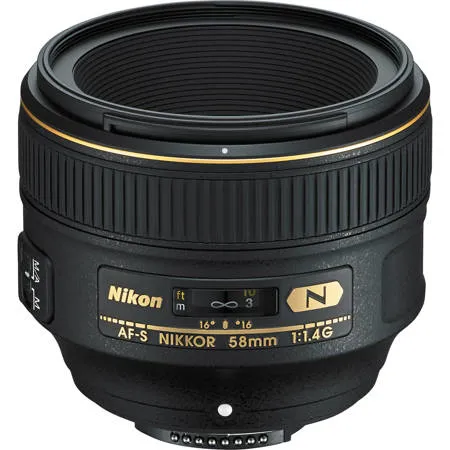 【美品】NIKON AF-S NIKKOR 58mm f/1.4G nikon-af-s-nikkor-58mm-