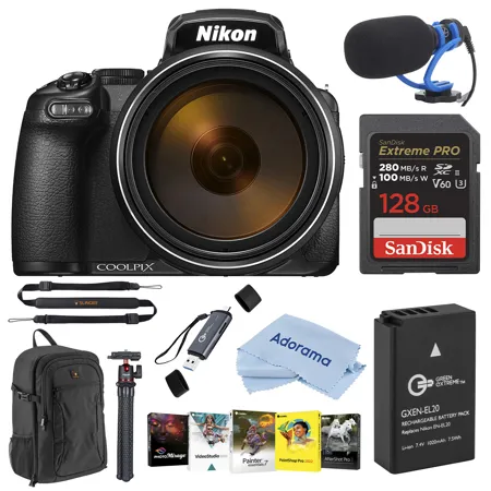 Nikon COOLPIX P1100 Digital Camera with Accessory Kit 26541 A