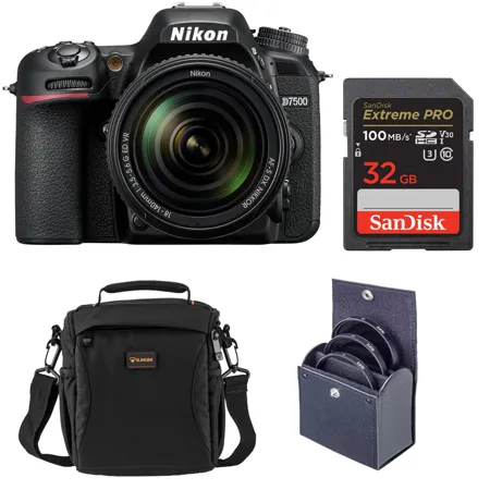 NikonD7500＋18-140mmVR カメラバック付き Amazon.com : Nikon D7500 Camera Body with 18-140 mm VR
