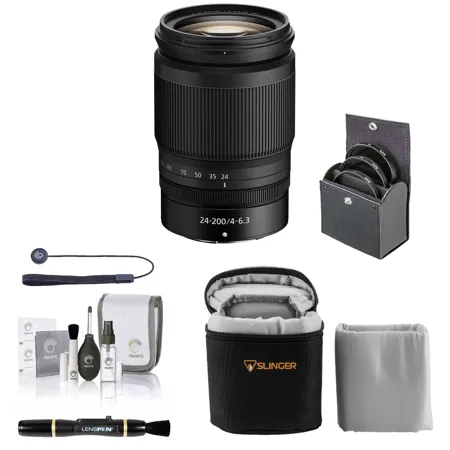 Nikon NIKKOR Z 24-200mm f/4-6.3 VR Lens with Essentials Kit 20092 EK