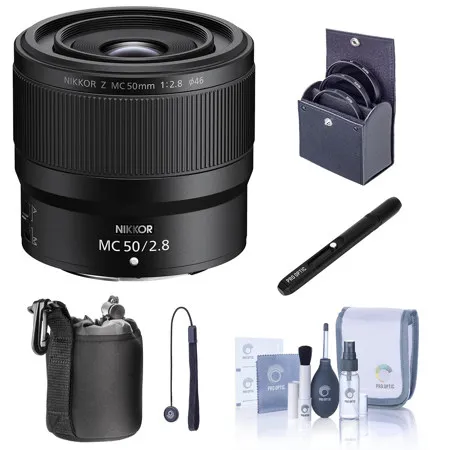 Nikon NIKKOR Z MC 50mm f/2.8 Lens with Essentials Kit 20103 EK