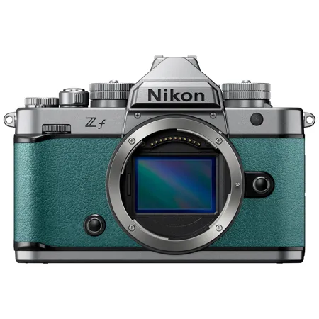 Nikon Z f Mirrorless Camera, Silver/Teal Blue 13616 - Adorama