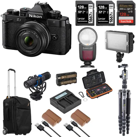 Nikon Z f Mirrorless Camera w/NIKKOR Z 40mm f/2 SE Lens, Bundle w
