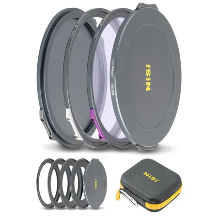 NiSi JetMag Pro 82MAG Night Magnetic Filter Kit with 4x Adapter Rings, Open Box