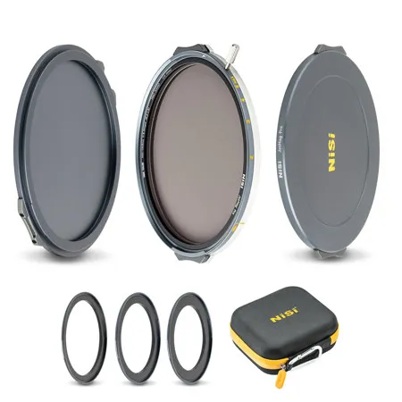 NiSi JetMag Pro 95MAG Variable ND Magnetic Flex Filter Kit with 3x Adapter Ring