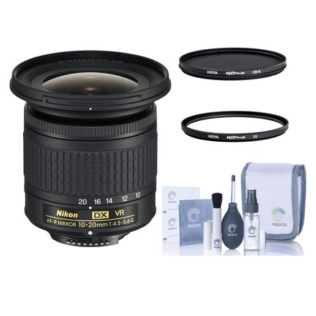 Nikon 10-20mm f/4.5-5.6G IF AF-P DX NIKKOR VR Lens w/Hoya 72mm CPL