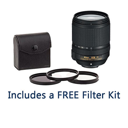 Nikon 18 140mm F 3 5 5 6g Ed Af S Dx Nikkor Vr Lens Usa W Filters Ext Warranty 2213 F
