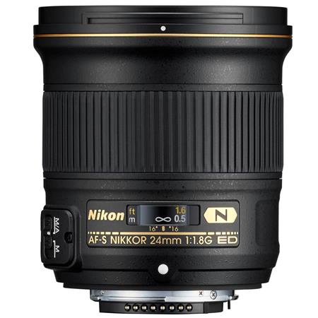 Nikon 24mm f/1.8G AF-S ED NIKKOR Lens - Nikon USA Warranty 20057