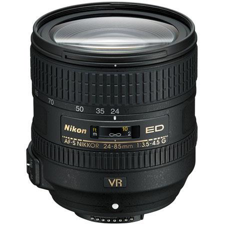 Nikon 24-85mm f/3.5-4.5G ED AF-S VR NIKKOR Lens - Refurbished By Niko