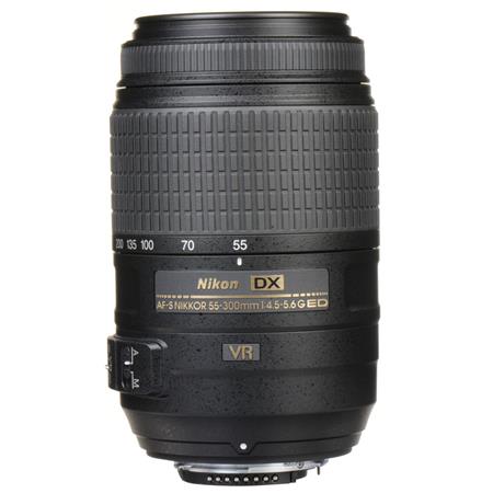 Nikon 55-300mm f/4.5-5.6G ED AF-S DX NIKKOR VR Vibration Reduction Lens -  U.S.A. Warranty