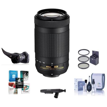 Nikon Af P Dx 70 300mm F 4 5 6 3g Ed Lens Us Warranty W Premium Accessory Bundle 061