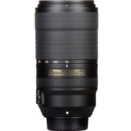 Nikon Af P Nikkor 70 300mm F 4 5 5 6e Edif Vr Lens Usa Warranty 068