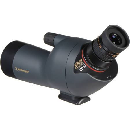 Nikon 13 30x50mm Fieldscope Ed Spotting Scope Angled View Waterproof 21