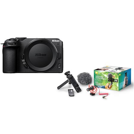Nikon Z 30 DX-Format Mirrorless Camera Body with Creator's Accessory Kit