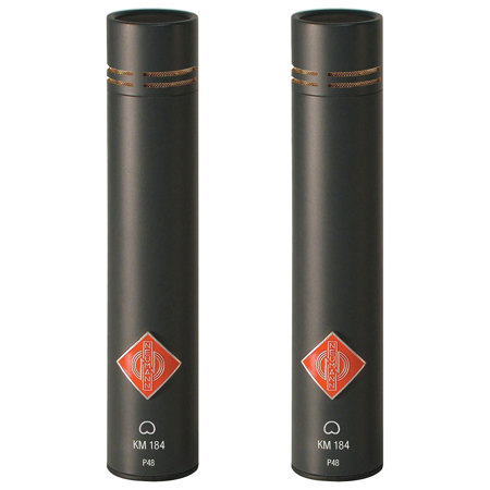 Black 20 kHz Frequency Response Neumann SKM 184 Stereo Matched Microphone With 2x 15 XLR M to XLR F Microphone Cable with Rean by Neutrik Gold Connectors 20 Hz Pair 50 Ohms Output Impedance