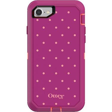 OtterBox Defender Case for iPhone 7/ iPhone 8 - Coral Dot 77-56609
