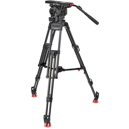 OConnor Ultimate 2560 Fluid Head w/60L 3-Section CF Tripod Legs and Mid Spreader