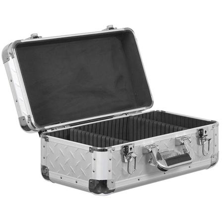 Odyssey Innovative Designs Diamond Krom Case with Removable Lid for 200 View Pack or 65 Jewel Case CDs