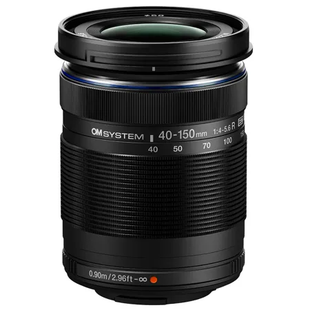 OM SYSTEM M.Zuiko Digital ED 40-150mm f/4-5.6 R Lens for Micro Four Thirds,Black