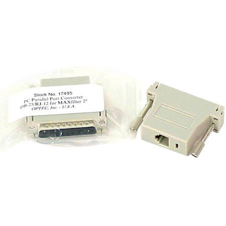 Optec PC Parallel Port Converter, DB-25 to RJ-12 for the IFW and older MAXfilter 2" Units.