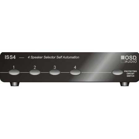 OSD Audio ISS4 4-Zone Speaker Selector 
