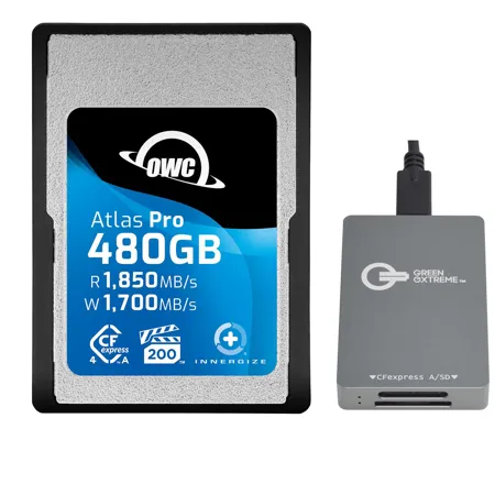 その他 OWC Atlas Pro 480GB CFexpress Type-A OWC Atlas Pro 480GB CFexpress Type-A 4.0 Memory Card with