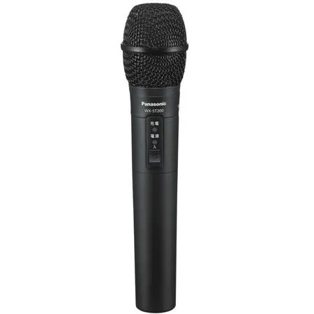 Panasonic WX-ST200 デジタルワイヤレスマイク　① Panasonic WX-ST200 DECT Wireless Handheld Microphone, Black WX-ST200
