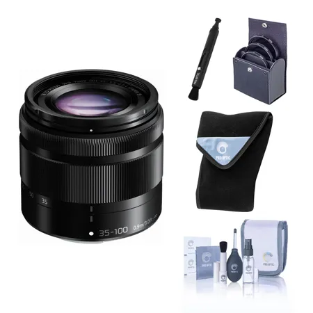 Panasonic LUMIX G Vario 35-100mm f/4.0-5.6 Lens for MFT, Black