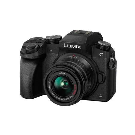 Panasonic LUMIX DMC-G7 Mirrorless with 14-42mm Lens, Black