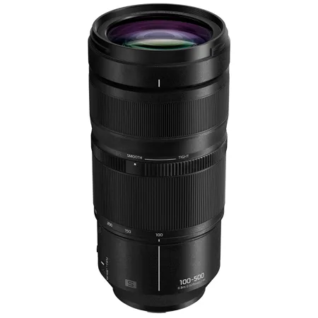 Panasonic LUMIX S 100-500mm f/5-7.1 O.I.S. Lens, Black S-R100500