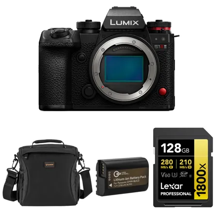 Panasonic LUMIX S1RII Mirrorless Camera, Bundle with Included