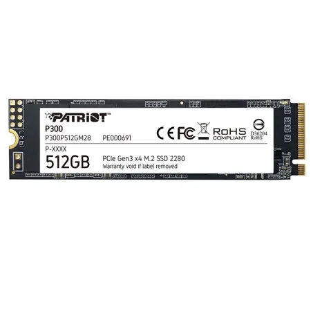 内蔵型SSD PATRIOT P300 512GB M.2 SSD Patriot P300 512GB NVMe PCIe Gen 3.0 x4 M.2 Internal SSD P300P512GM28