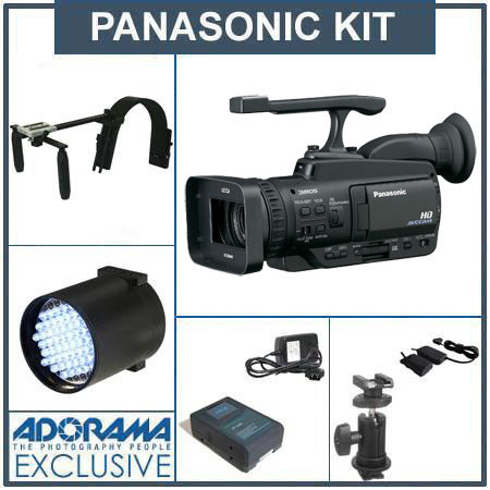 Panasonic AG-HMC40 3MOS Handheld AVCCAM Camcorder - with - Deluxe - Bundle