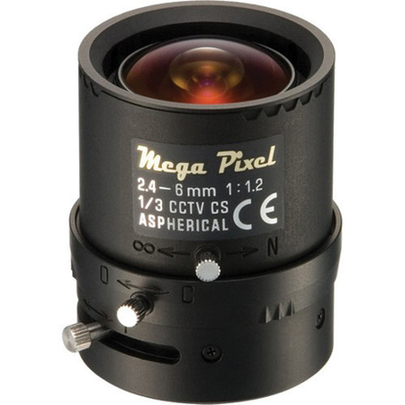Lens (2.4-6mm f/1.2 dc iris lens for megapixel camera)