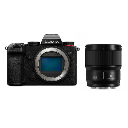Panasonic Lumix DC-S5 Mirrorless Camera with 85mm f/1.8 L-Mount