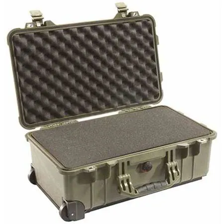 Pelican 1510 Watertight Carry On Hard Case with Foam Insert