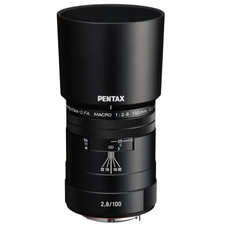 Pentax HD Pentax-D FA Macro 100mm f/2.8 ED AW Lens, Black 20320
