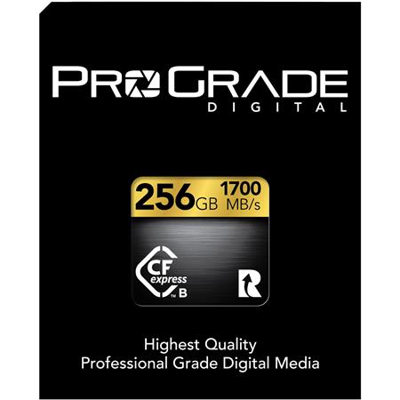 Prograde Digital Gold Series 256GB CFexpress Type-B 2.0 Memory Card