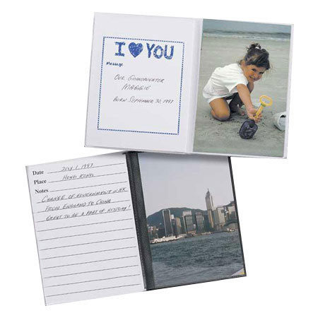 Prinz Mini Book Bound Photo Album, Designer Color Covers with Replaceable Front Cover, Holds 36 4x6" Photos, 1 Per Page