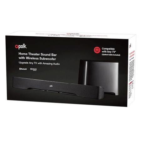 polk audio 240w universal soundbar and subwoofer set