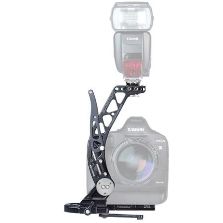Black XIAOMIN Metal Flash Bracket for DSLR Camera Premium Material 