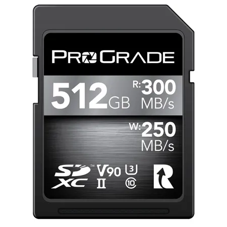 ProGrade Digital 512GB SDXC UHS-II V90 Memory Card PGSD512GBCKNA