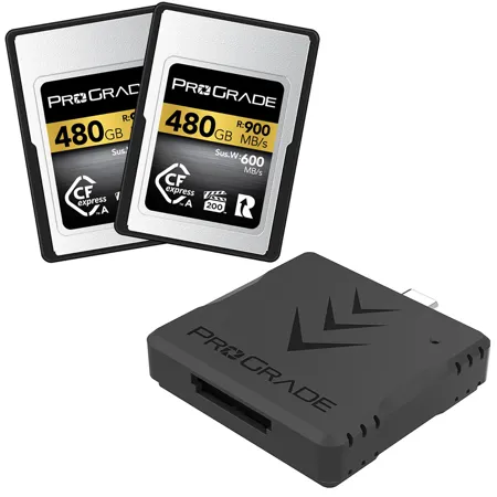 Prograde Digital CFexpress Type-A 1-Slot USB-C Card Reader, w/2x