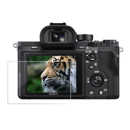 2x protector de pantalla de vidrio templado para A7II A7III A7SII A7RII Sony Alpha A99 A9