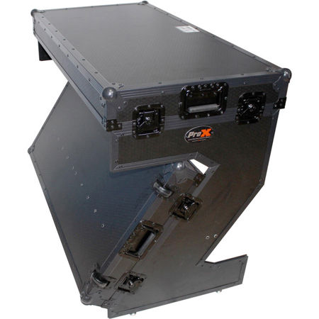 Affect Handful Expansion ProX XS-ZTABLEBL Z-Style DJ Table Flight Case, Handles and Wheels, Black/Black XS-ZTABLEBL MK2 Affect Handful Expansion ProX XS-ZTABLEBL Z-Style DJ Table Flight Case, Handles and Wheels, Black/Black XS-ZTABLEBL MK2