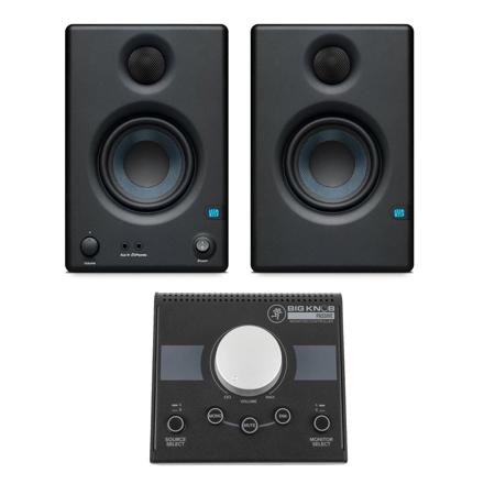 オーディオ機器 アンプ PreSonus 2x Eris E3.5 Monitor w/Software,Bundle with Big Knob 