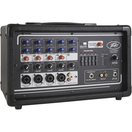 Peavey PV 5300 4-Input Channel 200 Watt Powered Mixer Amplifier, 1/4